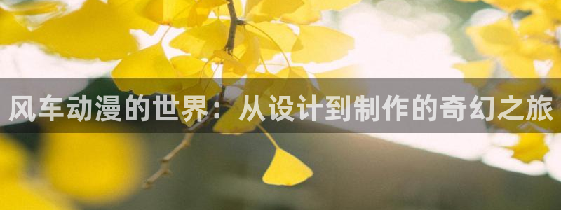 colamanage漫画官网：风车动漫的世界：从设计到制作的奇幻之旅